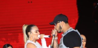 Anuel AA y Karol G llenan el Estadio Quisqueya