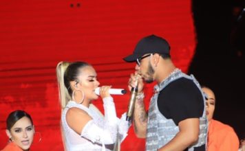 Anuel AA y Karol G llenan el Estadio Quisqueya