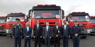 Sistema 911 entrega camión de bomberos al municipio San José de las Matas