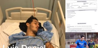 Joven futbolista de 20 años colapsa en pleno partido de fútbol en Santo Domingo
