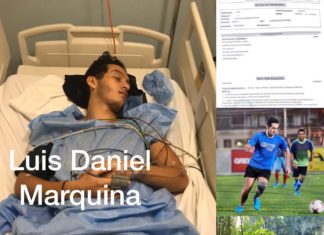 Joven futbolista de 20 años colapsa en pleno partido de fútbol en Santo Domingo