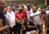 Astros son los campeones del baloncesto de Bonao