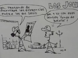 Los Jou buscan las diferencias entre los dos David!!!