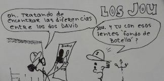 Los Jou buscan las diferencias entre los dos David!!!
