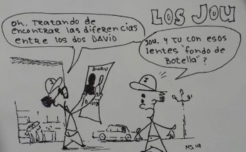 Los Jou buscan las diferencias entre los dos David!!!