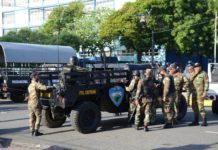 Congreso Nacional luce como zona de guerra