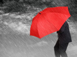 Vaguada sigue incidiendo en nuestro país con fuertes aguaceros