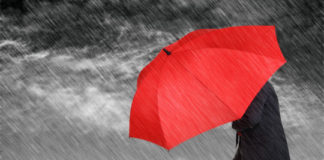 Vaguada sigue incidiendo en nuestro país con fuertes aguaceros