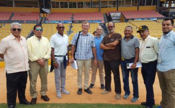 Comisión de MLB revisa los trabajos en el Estadio Cibao para la temporada 2019-2020
