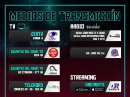 Gigantes del Cibao anuncian sus cadenas de transmisión