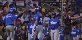 Licey pinta de blanco a las Águilas