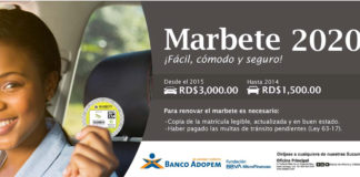 Banco ADOPEM ofrece servicios corporativos para venta de marbetes de vehículos de motor