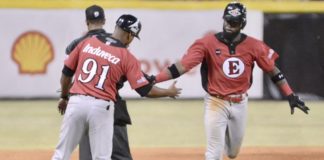 Mesa encabeza victoria del Escogido sobre las Águilas