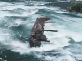 Aparece un barco en las Cataratas del Niágara que desapareció hace más de 100 años