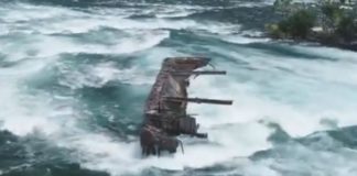 Aparece un barco en las Cataratas del Niágara que desapareció hace más de 100 años