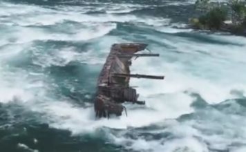 Aparece un barco en las Cataratas del Niágara que desapareció hace más de 100 años