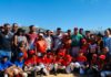 Inauguran la 2da Copa Navideña de Béisbol Infantil Jinova 2019