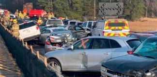 Choque de 63 vehículos en carretera de EEUU deja 35 heridos