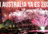 Ya es Año Nuevo en Australia, los fuegos artificiales iluminaron el cielo