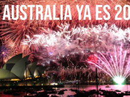 Ya es Año Nuevo en Australia, los fuegos artificiales iluminaron el cielo