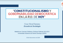 Constitucionalidad y gobernabilidad democrática en República Dominicana