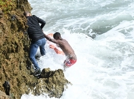 El llamado “pez de agua dulce” por poco se ahoga en el Malecón
