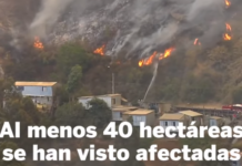 Un incendio en plena Nochebuena destruye más de 100 casas en Valparaíso