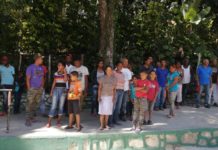 Comunitarios de El Puentecito en Polo marchan en reclamo de agua potable