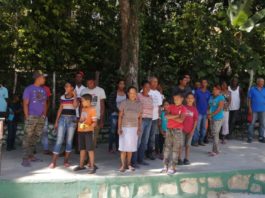 Comunitarios de El Puentecito en Polo marchan en reclamo de agua potable