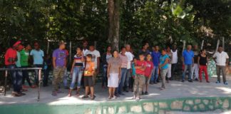 Comunitarios de El Puentecito en Polo marchan en reclamo de agua potable