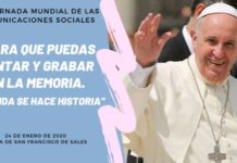 Mensaje del Papa para la 54 Jornada Mundial de las comunicaciones sociales