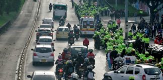 Se reactivan protestas en Colombia con esporádicos choques con la fuerza pública