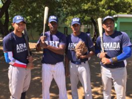 Armada asume primer lugar en béisbol de Juegos Militares