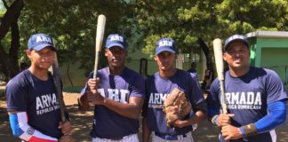 Armada asume primer lugar en béisbol de Juegos Militares