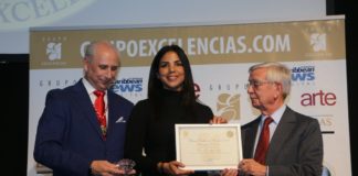 Chef Dominicana recibe máximo galardón como personaje Excelencia Gourmet 2019 en Madrid