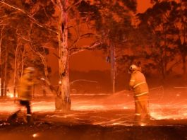 Operación de rescate para personas bloqueadas en playas de Australia por incendios