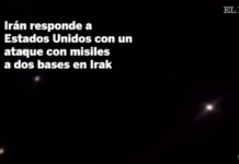 Irán responde a Estados Unidos con un ataque con misiles a dos bases en Irak