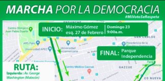 Partidos opositores se reúnen para marchar contra suspensión de las elecciones