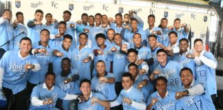 Reales de Kansas City entrega anillos a campeones DSL