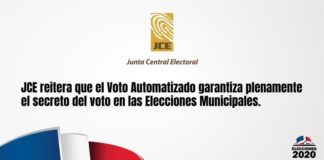 JCE reitera que el Voto Automatizado garantiza plenamente el secreto del voto en las Elecciones Municipales