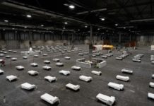 Madrid pone en marcha un hospital de campaña para pacientes con coronavirus