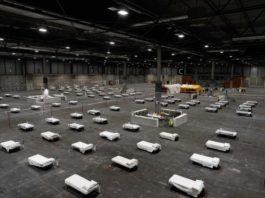 Madrid pone en marcha un hospital de campaña para pacientes con coronavirus