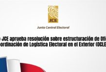Pleno JCE aprueba resolución sobre estructuración de Oficinas de Coordinación de Logística Electoral en el Exterior (OCLEE)