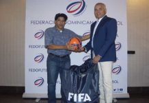 FEDOFUTBOL sostuvo encuentro con asociaciones y entregó material deportivo