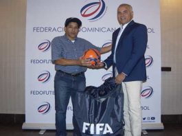 FEDOFUTBOL sostuvo encuentro con asociaciones y entregó material deportivo