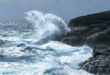 Ráfagas de viento y Oleajes anormales debido a la incidencia de una vaguada