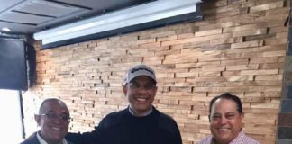 Pintor Wilson Santana entrega obra “Homenaje al Maestro”