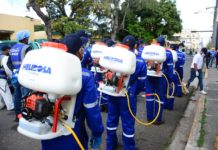 Helidosa dispone programa de fumigación en varios sectores de la capital