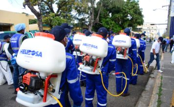 Helidosa dispone programa de fumigación en varios sectores de la capital