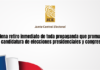 Junta Central Electoral ordena retiro inmediato de toda propaganda que promueva alguna candidatura de elecciones presidenciales y congresuales